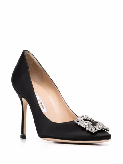 Manolo Blahnik With Heel In Black