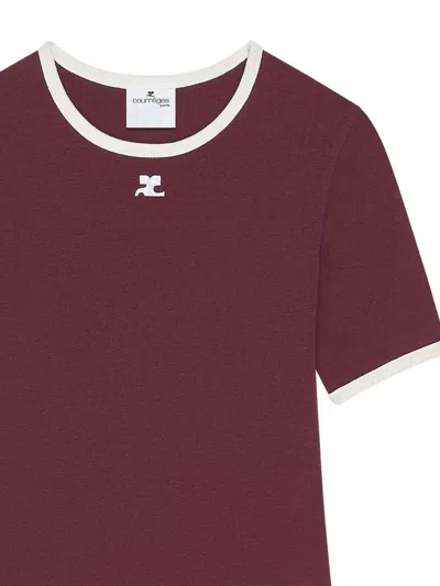 Courrèges T-shirts And Polos In Purple