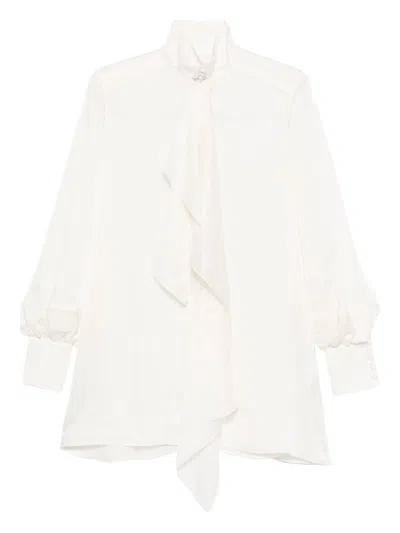 Sacai Ruffled Shirt In Multi