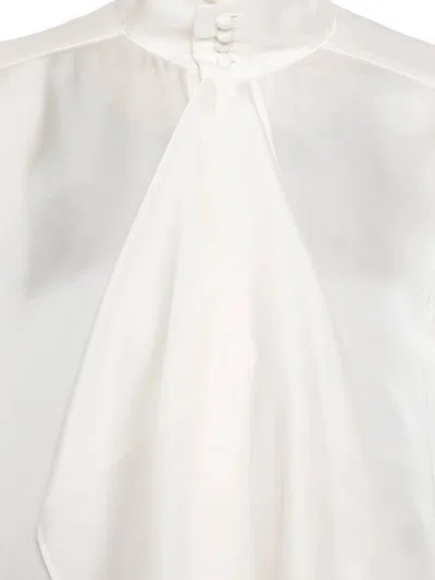 Sacai Ruffled Shirt In Multi