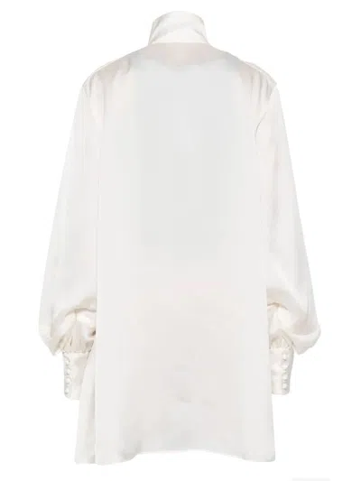 Sacai Ruffled Shirt In Multi