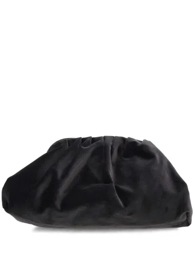 Antonelli Pleated Clutch Bag In Black