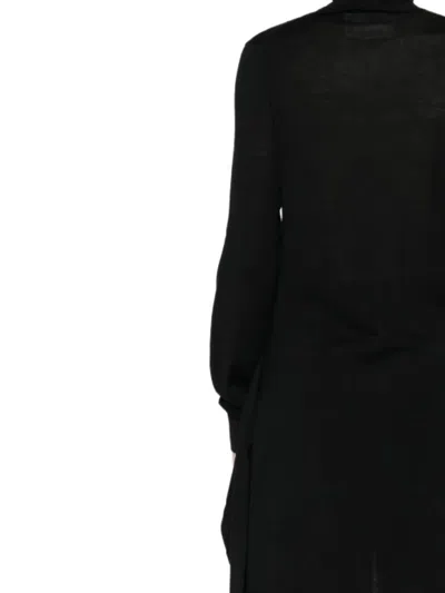 Totême Toteme Wool And Silk Blend Sweater In Black