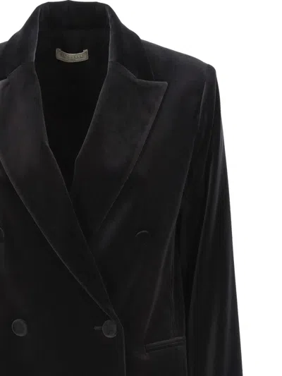 Antonelli Double-breasted Suit Jacket In Black