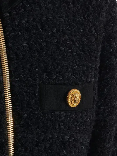 Balmain Jacket With Decorative Buttons In Black