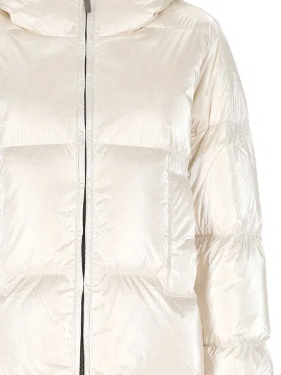 K-way Lethille Thermo Pearly White Gardenia Combo Jacket In White
