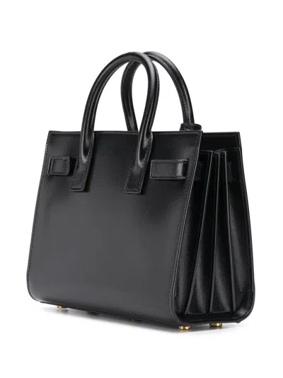 Saint Laurent Sac De Jour Nano Handbag In Black