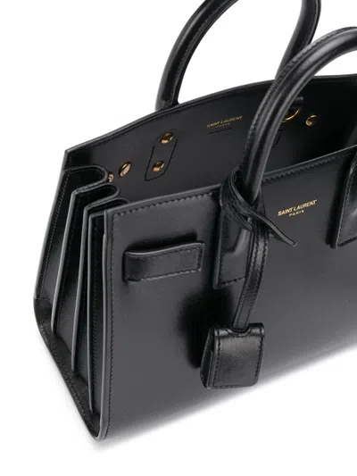Saint Laurent Sac De Jour Nano Handbag In Black