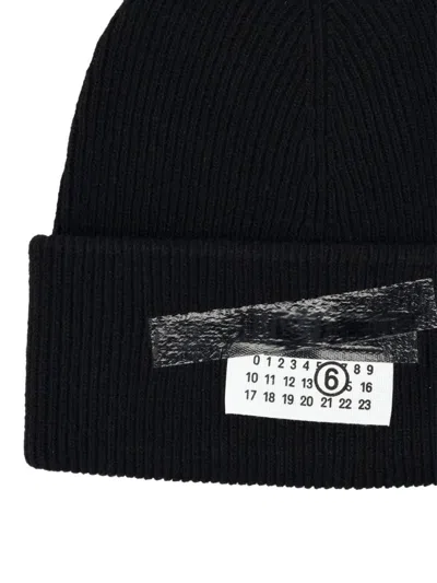 Mm6 Maison Margiela Hats In Black