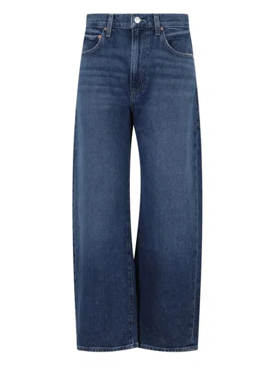 Paige Jeans With Logo Application In Blue