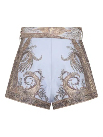 Zimmermann Shorts In Brown