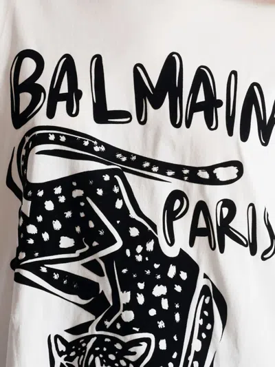 Balmain T-shirts And Polos In White