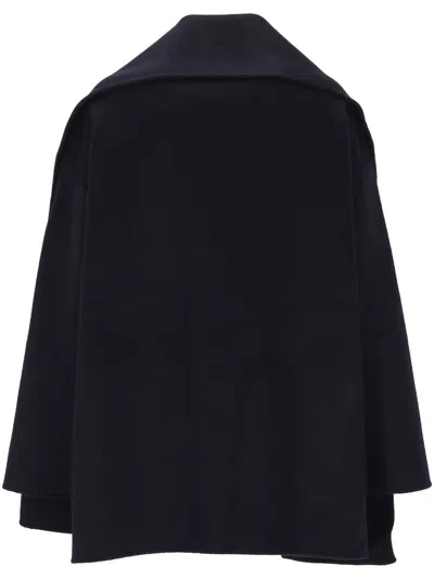 The Dynamis Studio Coats In Blue