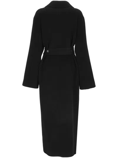 Alberta Ferretti Coats In Black