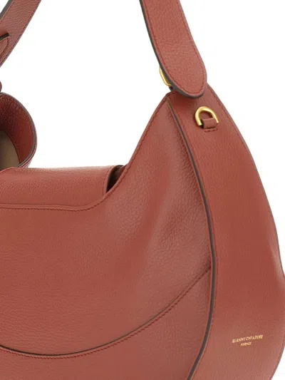 Gianni Chiarini Flap-closure Tote Bag In Red