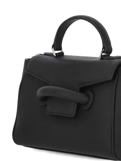 Vasic Top Handle Tote Bag In Black