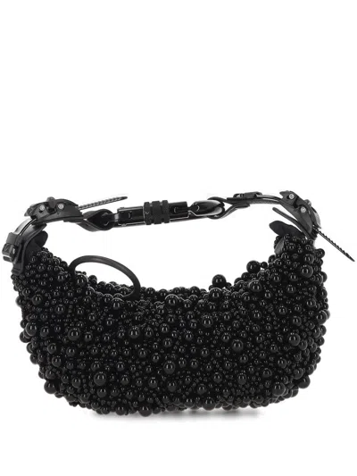 Innerraum Object Hm0 Small Pearls Handbag In Black