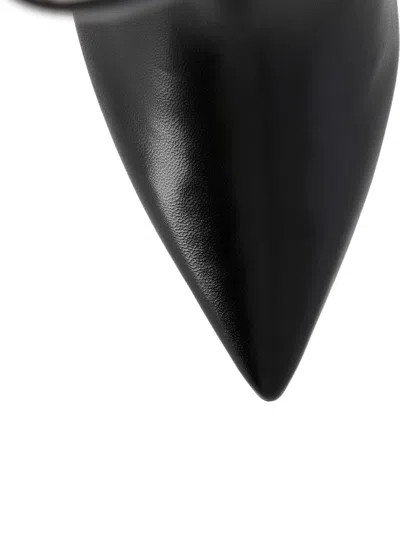 Stuart Weitzman Knee High Stiletto Pointed Toe Boot In Black