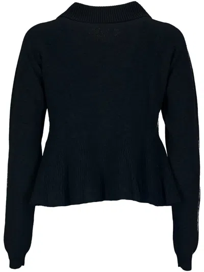 Madeleine Thompson Wool Blend Sweater In Multi