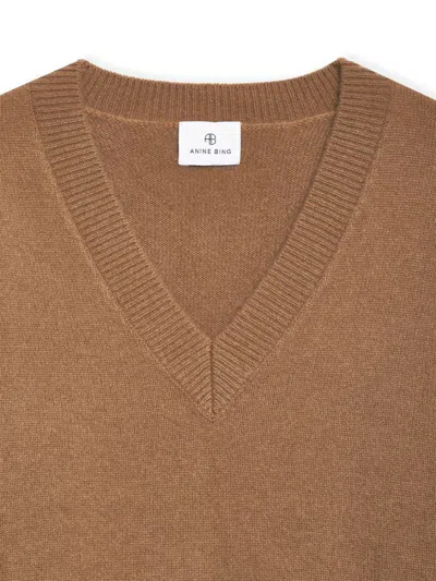 Anine Bing Sweaters In Brown