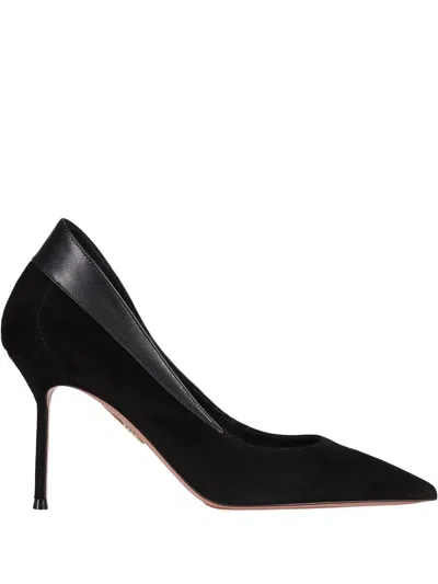 Aquazzura 85mm Guanto Pointed Pumps In Black
