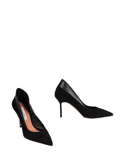 Aquazzura 85mm Guanto Pointed Pumps In Black