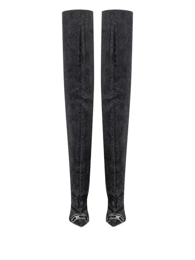 Diesel Boot D-venus 90 In Black