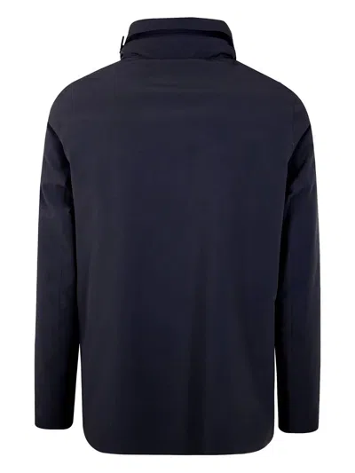 Rrd Funnel-neck Jacket In Blue