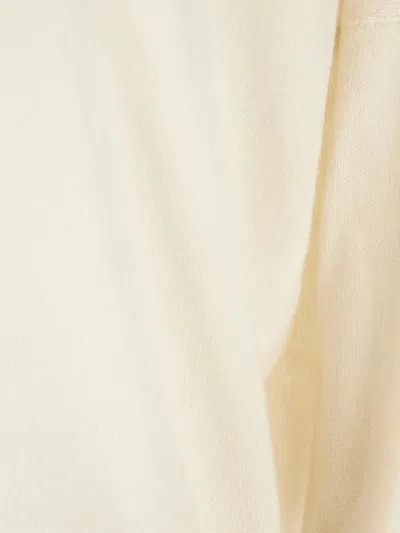 Alberta Ferretti Wool Sweater With Button Detail And Dropped Shoulders In White