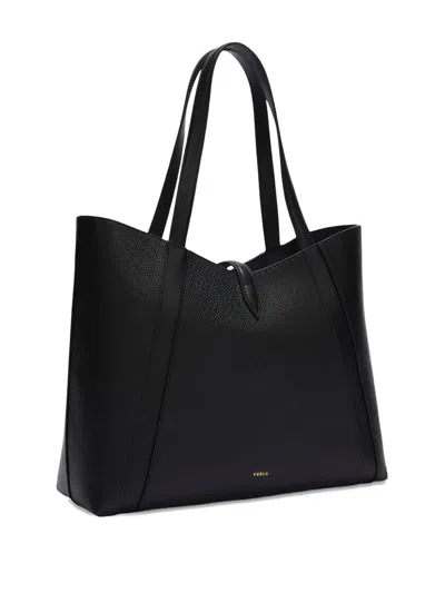 Furla Borsa Goccia L Tote Nera In Black