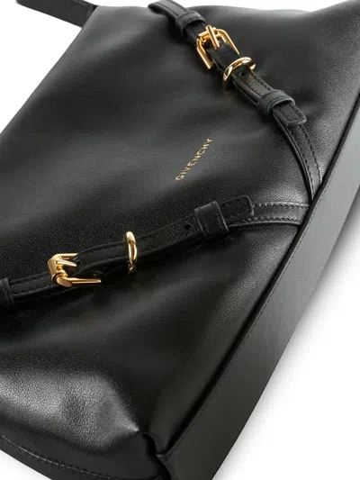 Givenchy Medium Voyou Buckle-strap Shoulder Bag In Black