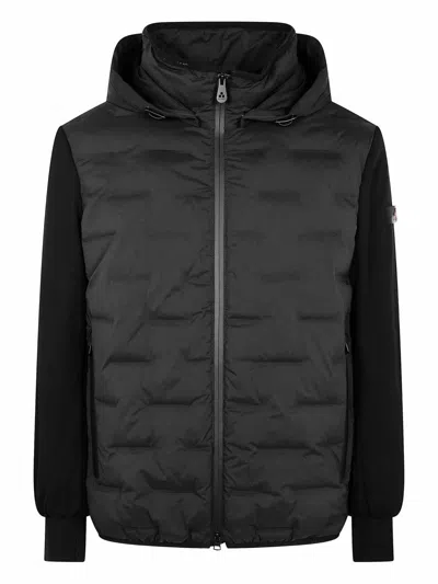 Peuterey Primaloft Hybrid Down Coat In Black