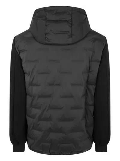 Peuterey Primaloft Hybrid Down Coat In Black