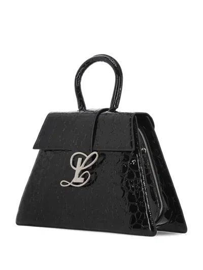 Luar Logo Embossed Tote Bag In Black