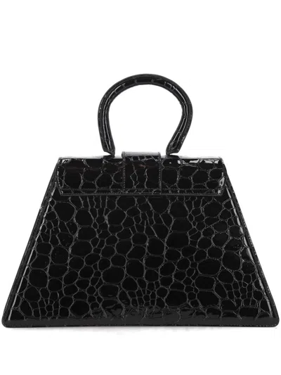 Luar Logo Embossed Tote Bag In Black