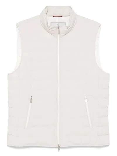 Brunello Cucinelli Men Nylon Down Jacket In Red