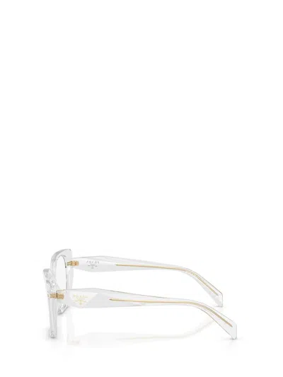 Prada Eyewear Cat-eye Frame Glasses In White