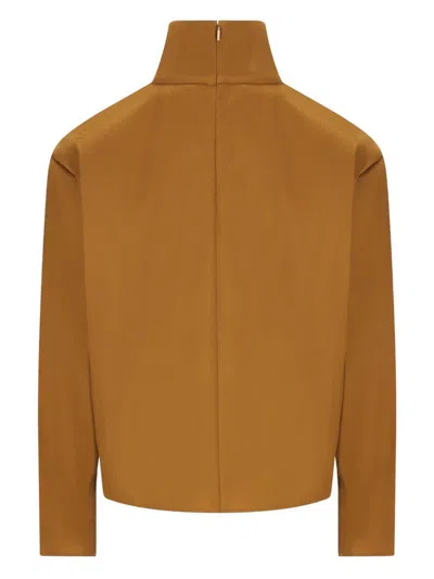 Saint Laurent Top In Brown