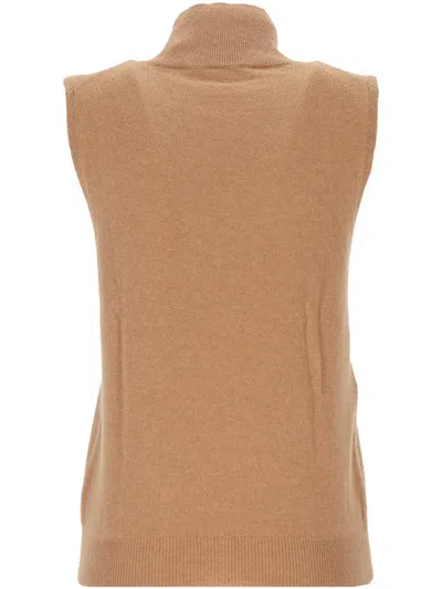 Alberta Ferretti Top In Brown
