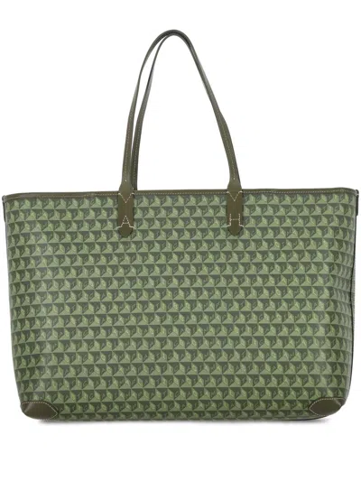 Anya Hindmarch Double-handle Shoulder Bag In Green
