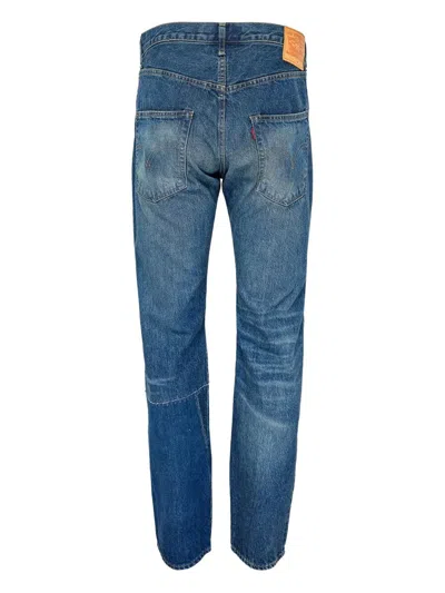 Junya Watanabe Patchwork-design Jeans In Blue