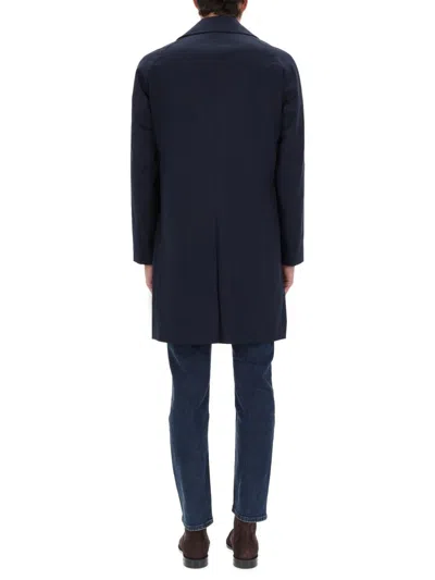 Hugo Boss Boss Regular Fit Coat In Wool And Cashmere In Multi