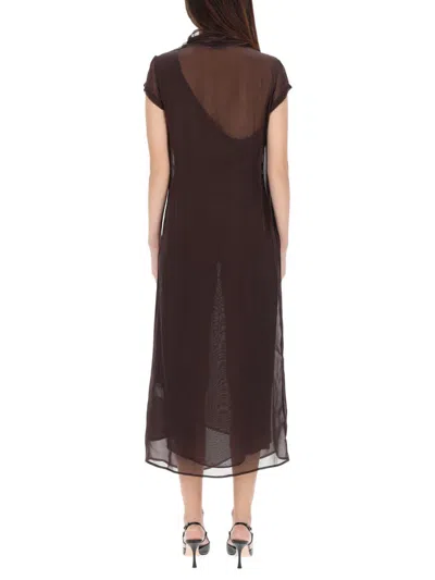 Paloma Wool Midi Dress "sully" In Brown