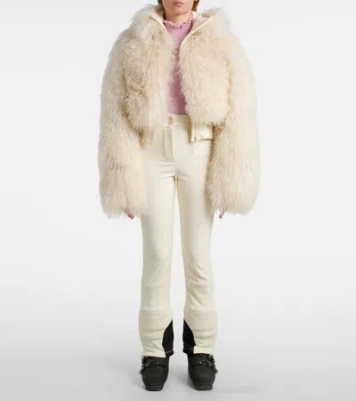 Cordova Womens Peony Kitz Frilled-neck Merino Wool-blend Jumper In Pink