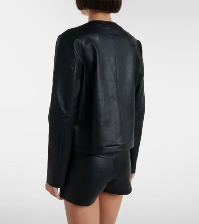 Stouls Gabrielle Leather Jacket In Black