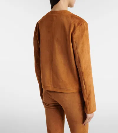 Stouls Gabrielle Suede Jacket In Brown