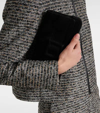 Max Mara Volume Tweed Jacket In Multi