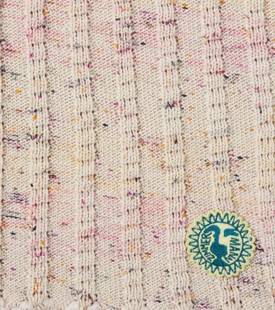 Zimmermann Knitted Cotton-blend Dress In Neutral