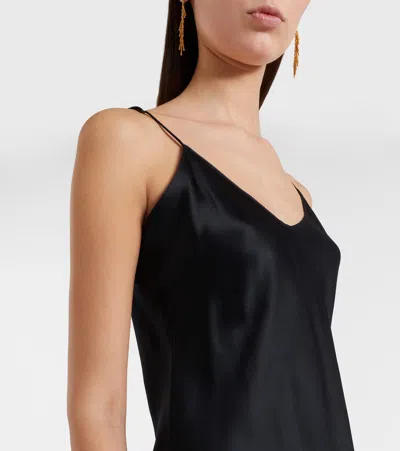 Nili Lotan Isabella Silk Satin Camisole In Black