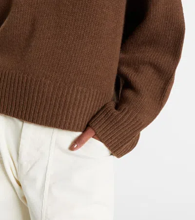 Nili Lotan Josepha Wool Sweater In Brown